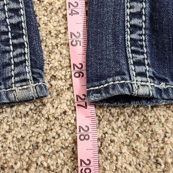 Silver Lola Flare Jeans 27 Inseam Hole Distressed - Picture 15 of 16